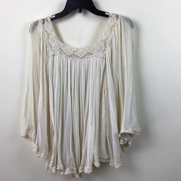 Beautiful,Ecru, Handmade Blouse. - Picture 6 of 7